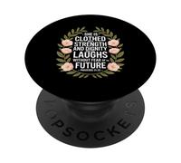 Elle Rit sans Crainte De l'avenir Chrétien PopSockets PopGrip Adhésif
