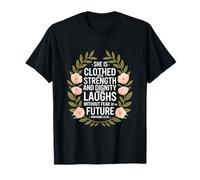 Elle Rit sans Crainte De l'avenir Chrétien T-Shirt