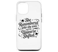 Elle s'est souvenue de Qui Elle était et l'univers a changé Coque pour iPhone 12/12 Pro