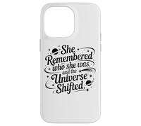 Elle s'est souvenue de Qui Elle était et l'univers a changé Coque pour iPhone 14 Pro Max