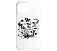 Elle s'est souvenue de Qui Elle était et l'univers a changé Coque pour iPhone 16 Pro Max