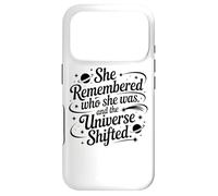 Elle s'est souvenue de Qui Elle était et l'univers a changé Coque pour iPhone 17 Pro