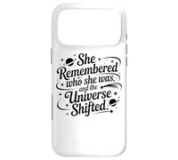 Elle s'est souvenue de Qui Elle était et l'univers a changé Coque pour iPhone 17 Pro Max