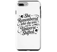 Elle s'est souvenue de Qui Elle était et l'univers a changé Coque pour iPhone 7 Plus/8 Plus