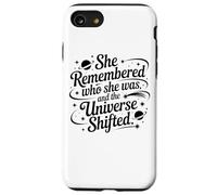 Elle s'est souvenue de Qui Elle était et l'univers a changé Coque pour iPhone SE (2020) / 7/8