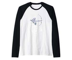 Elle Tire comme Une Fille de Queen Archery Archer Manche Raglan