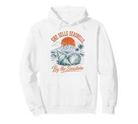 Elle Vend des Coquillages au Bord de la mer Beach Summer Ocean Vibes Sweat à Capuche