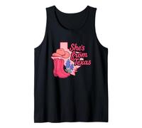 Elle Vient du Texas, Wildflower Bluebonnet Texas Love, Bottes Débardeur