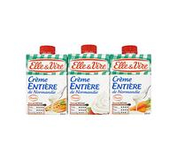 Elle & Vire Crème Entière de Normandie Trio Pack, 200 ml