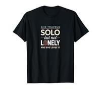 Elle Voyage Seule mais Pas Seule T-Shirt