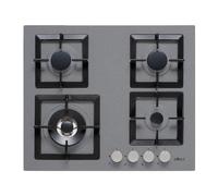Elleci PMSP60173WS Table de Cuisson La Gaz Metaltek Titane 60 CM 4 Brûleurs