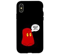 ElleFoot Pied éléphant Rouge Get in Where You Fit in Coque pour iPhone X/XS