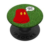 ElleFoot Pied éléphant Rouge Get in Where You Fit in PopSockets PopGrip Adhésif