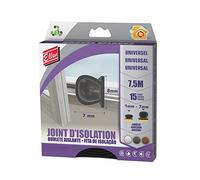 Ellen Joint d'isolation 1000027 universel avec adhésif – noir 7,5 m