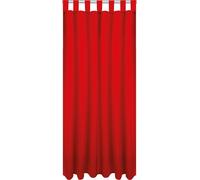 Ellen écharpe déco passants, 140x145 cm - Rouge