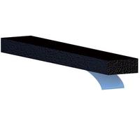 Ellen france calfeutrage - Joint souple d'etancheite en caoutchouc-souple et flexible i - Long. m.15 - Coloris.Noir -