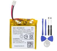 ELLENNE - Batterie pour Garmin Vivoactive 3 | Vivoactive 3 Music | 361-00108-00 | 361-00108-01 | avec kit de démontage inclus