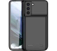 ELLENNE Cache batterie pour Samsung Galaxy S21 Plus 5G 17 cm S21+ 6000 mAh | Coque avec batterie intégrée compatible avec Samsung Galaxy S21 Plus 5G 17 cm mince et mince S21+ 6000mAh