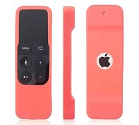 ELLENNE Coque en Silicone de Protection à télécommande pour Apple TV 4ème Gen. (Rose)