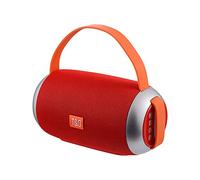 ELLENNE Enceinte Bluetooth rechargeable 10 W haut parleur WIFI étanche RADIO TG112 (rouge)