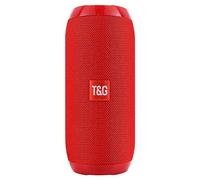 ELLENNE Enceinte Bluetooth rechargeable 10 W WIFI haut parleur étanche RADIO TG117 (rouge)