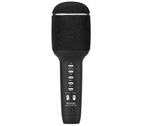 ELLENNE KARAOKE MICROPHONE BLUETOOTH AVEC ENSEMBLE HAUT-PARLEUR POUR ADULTES - CHANGEMENT VOIX - DOUBLE SANS FIL KARAOKE - DUAL WS900 NOIR