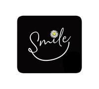 ELLENNE - Tapis de Souris 240x200mm | Surface en Lycra Ultra-Lisse | Tapis de Souris Confortable, Antidérapant et Lavable pour Bureau, Gaming et Ordinateur Portable (Code 22 - Smile)