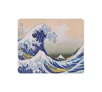 ELLENNE - Tapis de Souris 240x200mm | Surface en Lycra Ultra-Lisse | Tapis de Souris Confortable, Antidérapant et Lavable pour Bureau, Gaming et Ordinateur Portable (Code 20 - La Grande Onde)