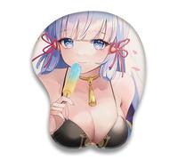 ELLENNE - Tapis de souris 3D en gel avec support pour poignet - GAMING MANGA ANIME JAPAN (Dessin 08)