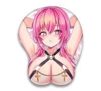 ELLENNE - Tapis de souris 3D en gel avec support pour poignet - GAMING MANGA ANIME JAPAN (Dessin 10)