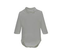 Ellepi 1 Pièce Body 2800 Cordon Manches Longues Chaud Coton Bébé Col Haut Fille Enfant Mois Années., gris, 9 mois