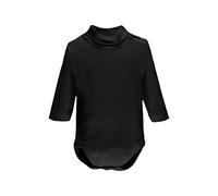 Ellepi 1 Pièce Body 2800 Cordon Manches Longues Chaud Coton Bébé Col Haut Fille Enfant Mois Années., Noir , 18 mois