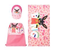 Ellepi Bing set mer serviette chapeau sac à dos Disney (Fucsia)