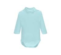 Ellepi Body de taille à manches longues chaud en coton pour nouveau-né, col roulé pour fille, enfant, mois, blanc, crème, rouge, bleu, gris, noir, bleu, Bleu ciel, 4 ans