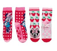 Ellepi chaussettes antidérapantes Disney Minnie en coton pour enfant, 6-7 ans