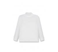 Ellepi Chemise de sous-vêtement Thermique pour Enfants à col Haut et à Manches Longues, Couleurs Unies, Blanc, 14 Ans