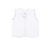 Ellepi Chemises de la Fortune Naissance Bébé Soie ou Coton, Blanc/Ciel, taglia unica