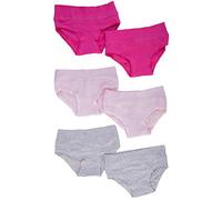 Ellepi Lot de 6 Culottes pour Fille Coton Jolis Dessins Bandes Elastiques pour Enfant 2-3-4-5-6-7-8-9-10-11-12-13-14 Couleur Unie Hypoallergéniques Italie sous-vêtements (11-12 Ans, Couleur Unie)