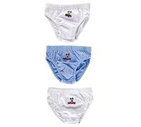 Ellepi Slip Enfant Mickey Coton élastique 3 Culottes pour Enfant Disney
