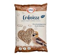 Elles Cacahuètes hachées pour oiseaux sauvages 1 kg I Booster d'énergie adapté au bec I 100 % naturel I Sans coquille & contrôlé par l'ambroisie I Nourriture optimale toute l'année pour oiseaux