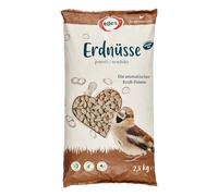 Elles cacahuètes pour oiseaux sauvages 2,5 kg I 100 % naturel I Sans coquille & contrôlé par l'ambroisie I Riche énergétique & alimentation savoureuse toute l'année | Forts aromatiques