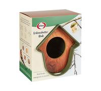 Elles Distributeur de nourriture pour oiseaux au beurre de cacahuète - Mangeoire réutilisable résistante aux intempéries et robuste - Pour beurre d'arachide Elles - Point d'attraction pour oiseaux