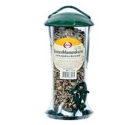 elles Graines de tournesol rayées dans un distributeur de nourriture 250 g pour oiseaux sauvages