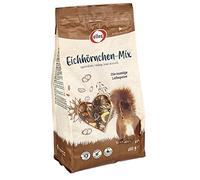 Elles Nourriture pour écureuils 600 g I Variété de Noisettes I Vitamines pour l'hiver I avec cacahuètes, Noisettes, pinèdes et Noix, 100% Naturel I Inspiré du régime Alimentaire Naturel