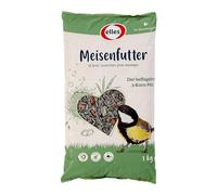 Elles Nourriture pour mésanges, 1 kg, riche en énergie, mélange de graines de tournesol, d'arachides et de graines de chanvre, idéal pour les mangeoires et l'alimentation du sol