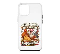 Elles Ont des Prénoms Évidemment Humour Poules Coque pour iPhone 12/12 Pro