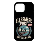 Ellesmere Port Royaume-Uni Voyage Ville Coque pour iPhone 16 Pro Max