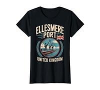 Ellesmere Port Royaume-Uni Voyage Ville T-Shirt Graphique avec Valeur
