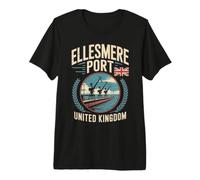 Ellesmere Port Royaume-Uni Voyage Ville T-Shirt Haut de Gamme
