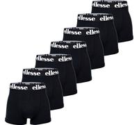 ellesse Boxer Homme, Lot de 7 - Yema 7 Pack Boxer, Logo, Coton Stretch Noir S